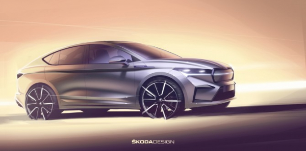 Skoda показала новый электрический купе-кроссовер Enyaq Coupé iV