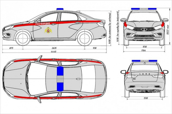 Обновленная LADA Vesta получит версию для спецслужб