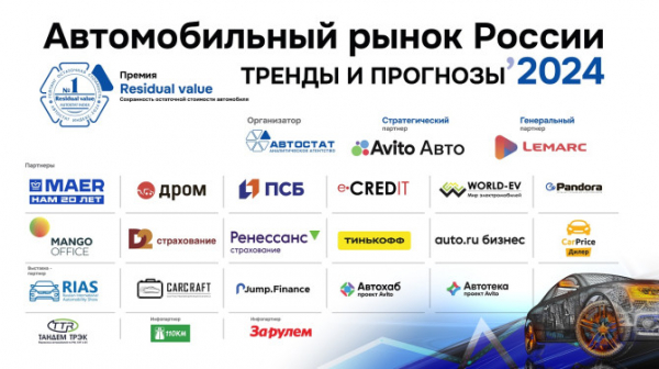 В 2023 году на покупку легковых автомобилей россияне потратили 9 трлн рублей