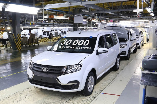 Автозавод «LADA Ижевск» выпустил 30-тысячный LADA Largus